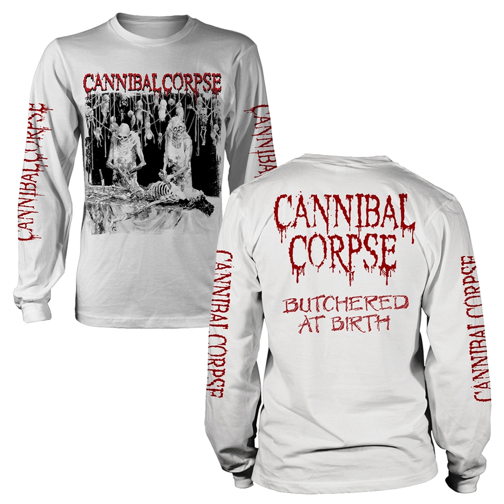 Cannibal Corpse Butchered At Birth Babies Long Sleeve Shirt