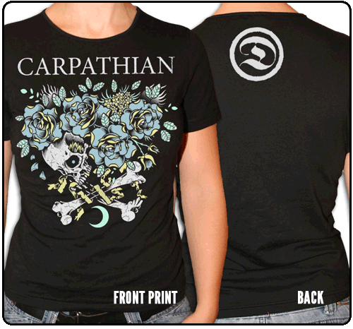 Carpathian - Skull Heart (Fitted Girls)