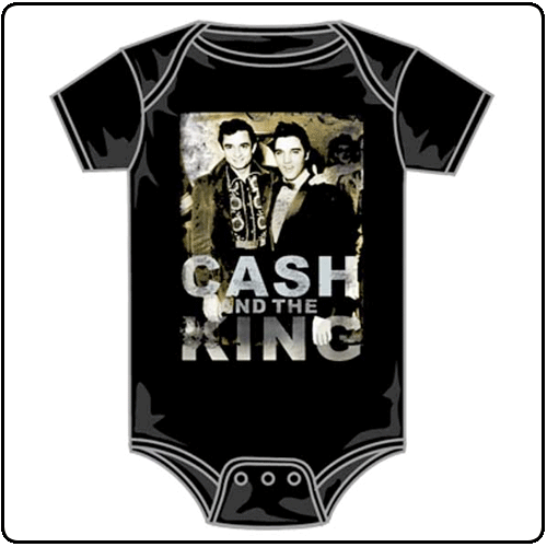 Johnny Cash - Cash and King Onesie
