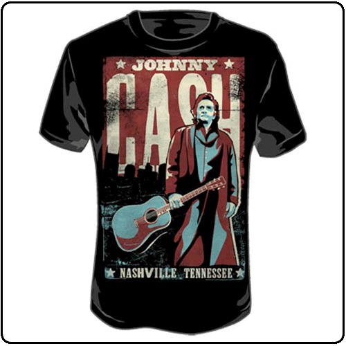 Johnny Cash - Nashville Poster