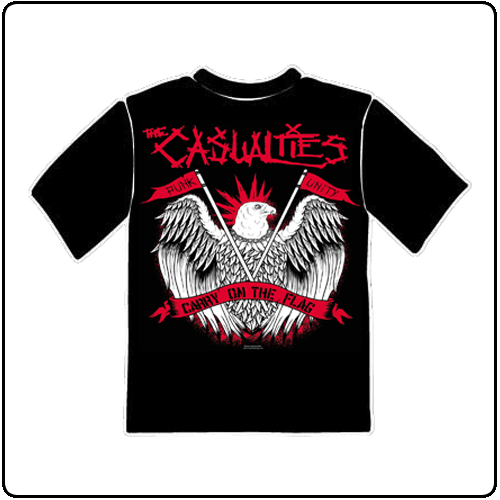 The Casualties - Eagle (Black)
