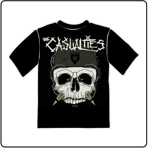 The Casualties - Skull Helmet (Black)