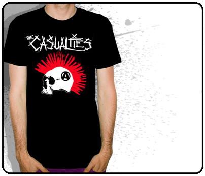 The Casualties - Mohawk Skull