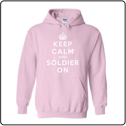 Cheryl Cole - Keep Calm Pink Hoodie