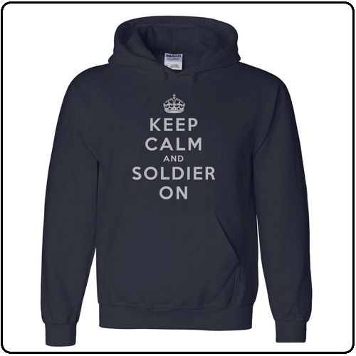 Cheryl Cole - Keep Calm Navy Hoodie