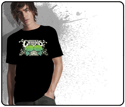 Chiodos - Blue/Green Skulls
