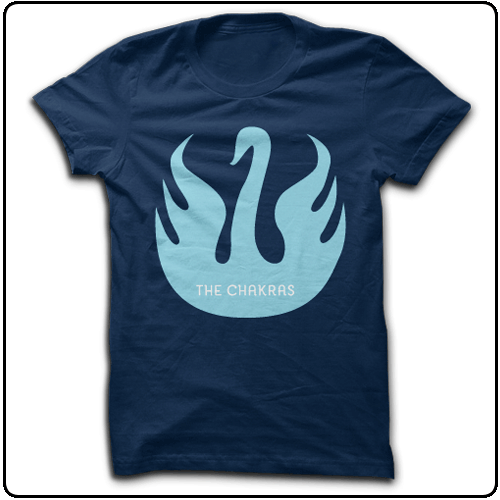 The Chakras - Flame Swan (Navy)