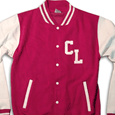 Cher Lloyd : Pink Varsity Jacket