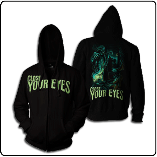 Close Your Eyes - Scary Hoodie