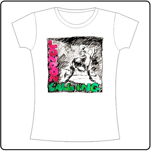 The Clash - London Calling Sketch (Womens)