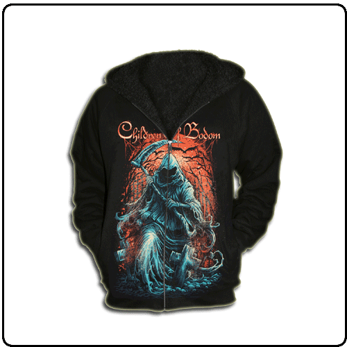Children Of Bodom - Grim reaper zip hood