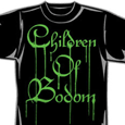 Children Of Bodom : Green Dripping Logo