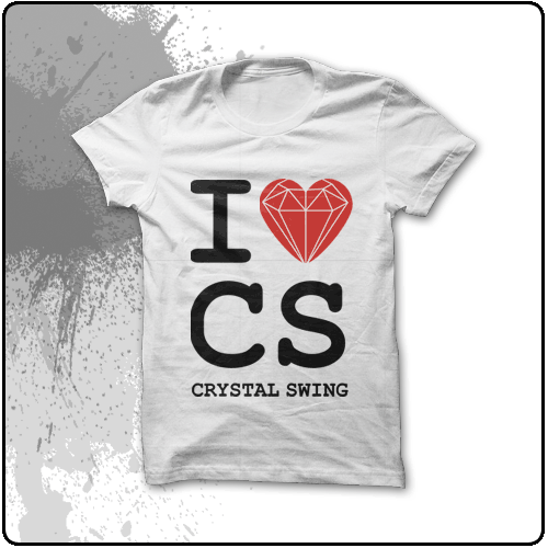Crystal Swing - I Heart Crystal Swing (White)
