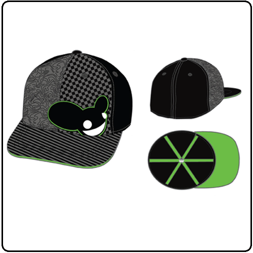 Deadmau5 - Tri Patterned Mau (Flat Bill Cap)
