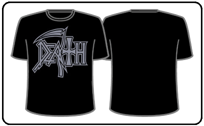 Death - Large Silver Logo