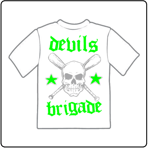 Devils Brigade - Skull (White)