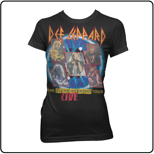 Def Leppard - Black 7 Day Weekend Tour