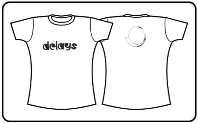 Delays - Logo (Girls White)
