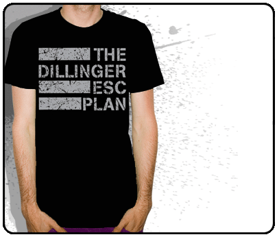 Dillinger Escape Plan - Silver Ink Flag
