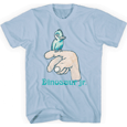 Bird (Sky Blue) (USA Import T-Shirt)