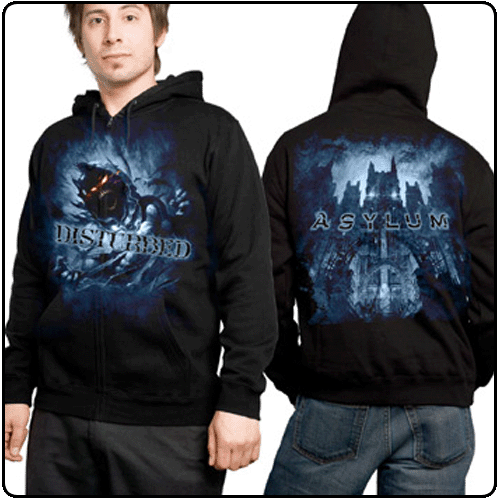 Disturbed - Blue Fade Hoody
