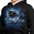 Disturbed : Blue Fade Hoody