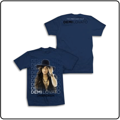 Demi Lovato - Stacked - Blue
