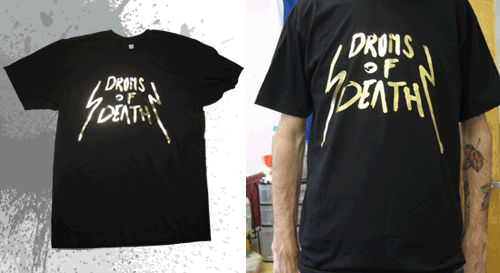 Drums Of Death - Logo (Gold Foil)
