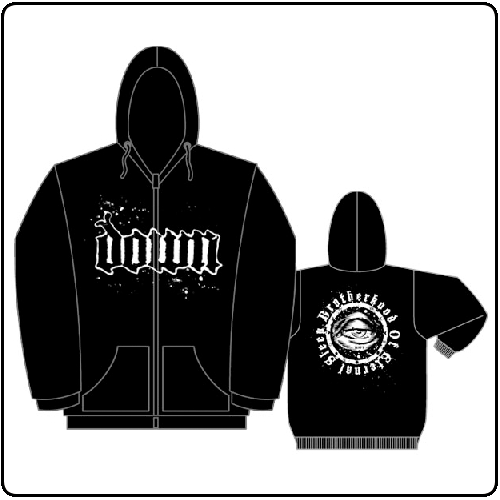 Down - Brotherhood Zipped Hoodie