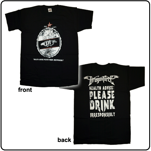 Dragonforce - Beer Label (Black) SALE PRICE