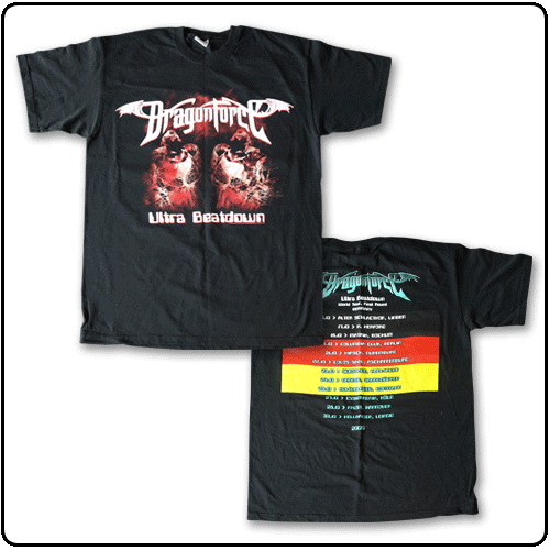 Dragonforce - Ultra Beatdown Tour (Black German)