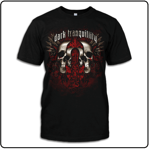 Dark Tranquility - Split Skull (Black)