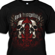 Dark Tranquility : Split Skull (Black)