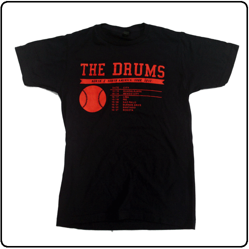 The Drums - Baseball T Red
