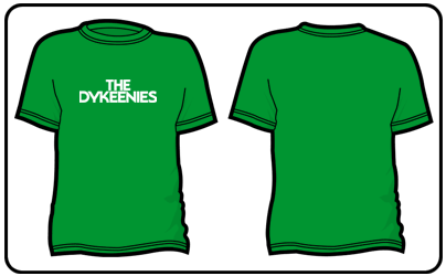 The Dykeenies - Logo (Green)