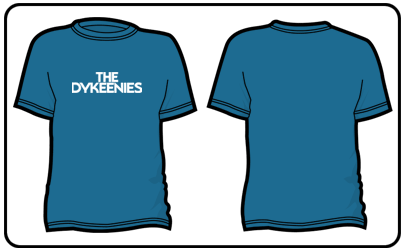 The Dykeenies - Logo (Blue)