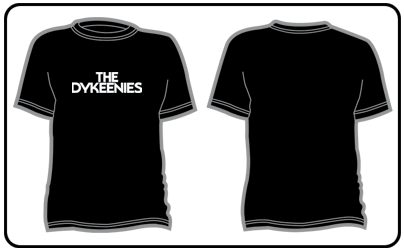 The Dykeenies - Logo (Black)
