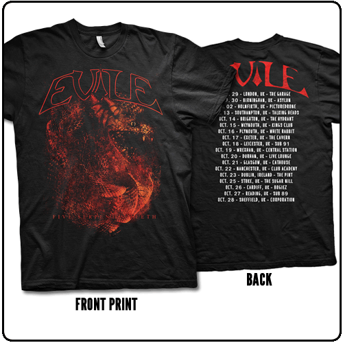 Evile - Serpents UK Tour