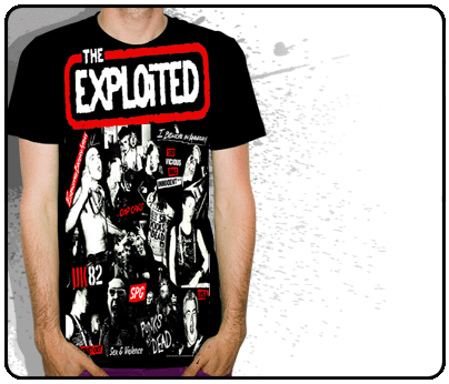 The Exploited - Collage Black