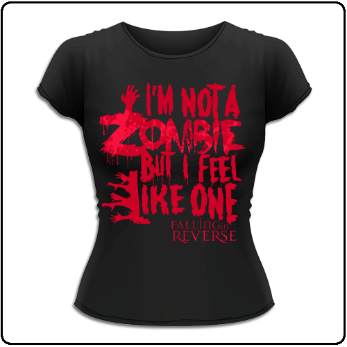 Falling In Reverse - Zombie - Black (Girls)
