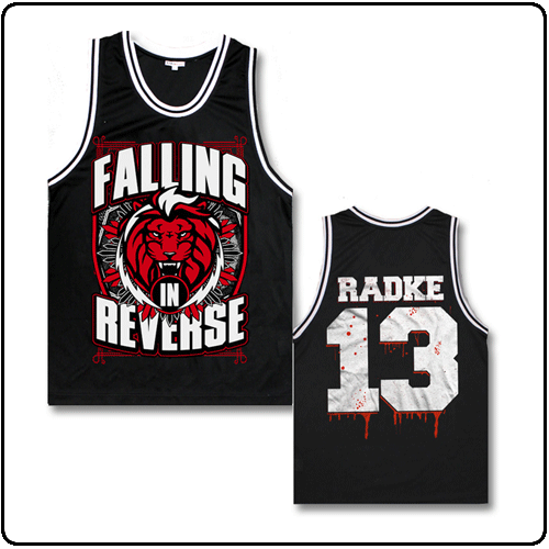 Falling In Reverse - Ronnie Radke 13 Jersey