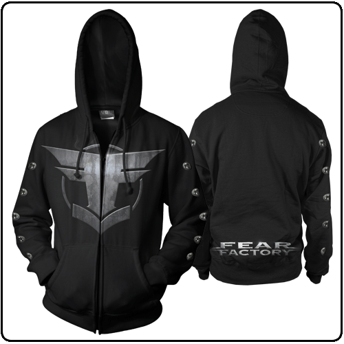 Fear Factory - FF Logo Zipped Hood