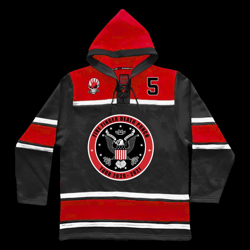 hooded hockey jersey
