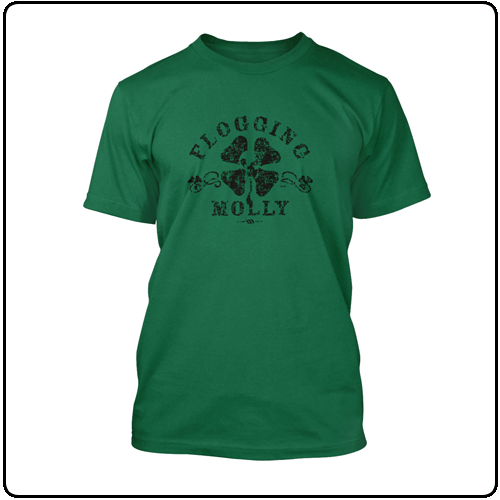 Flogging Molly - Distressed Shamrock Green (U.s.a)