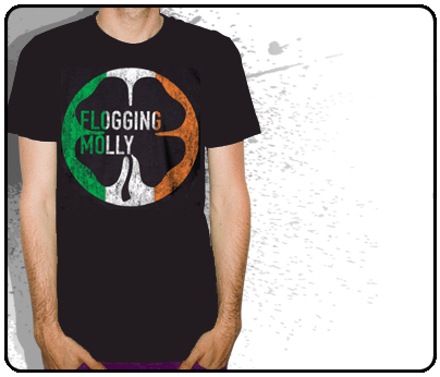 Flogging Molly - Distressed Circle Flag