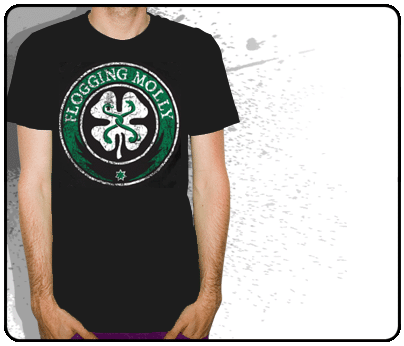Flogging Molly - Distressed Shamrock (U.s.a)