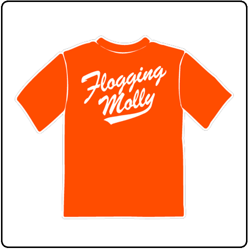 Flogging Molly - Orange Script Logo