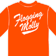 Flogging Molly : Orange Script Logo