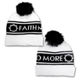 White Knit Hat (USA Import Wooly Hat)