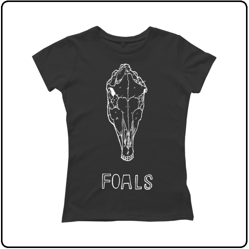 Foals - Silver Skull (Girls Black)